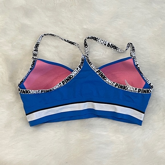 Victoria Secret PINK Bralette Push Up Cool & Comfy Blue Wireless (NWOT) - Picture 3 of 3